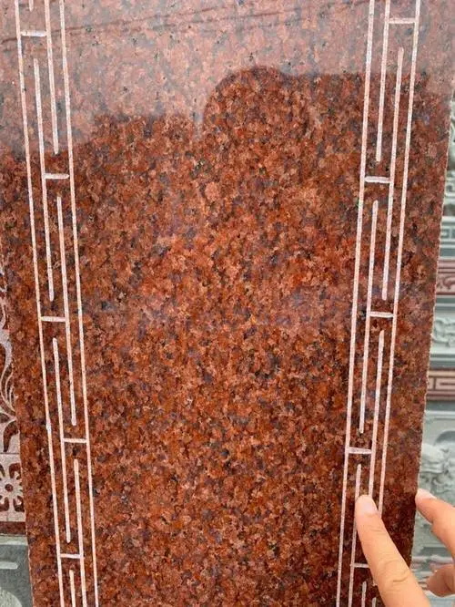 印度红石材开采方法